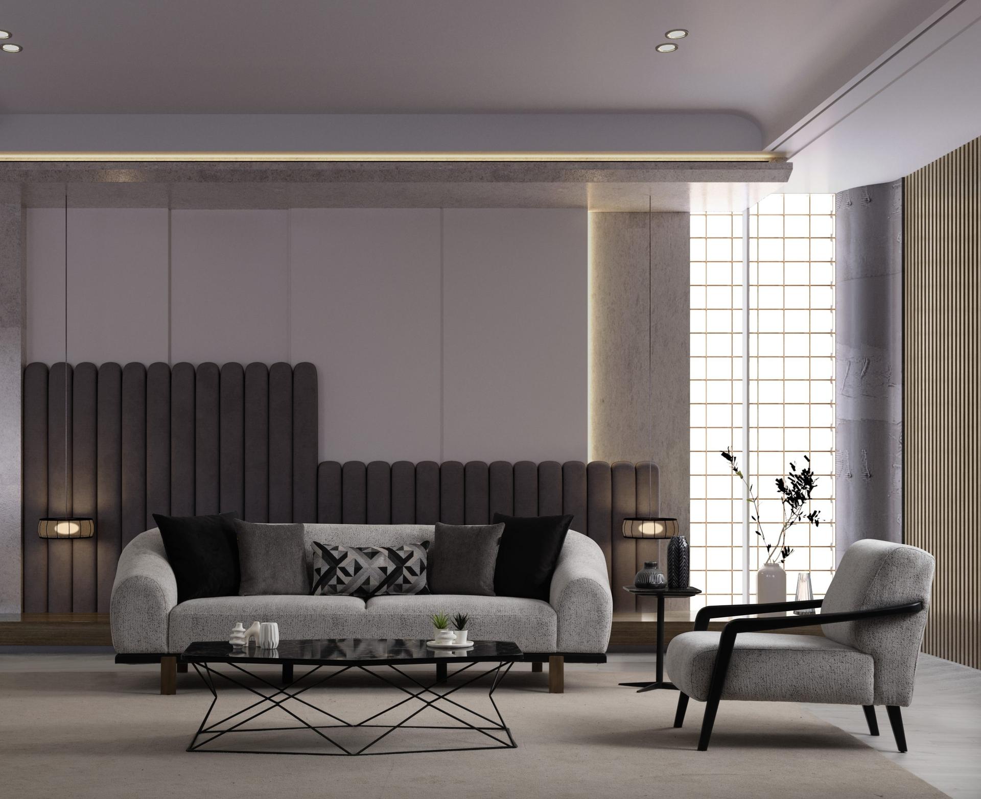 Sofa mit Sessel Kombi