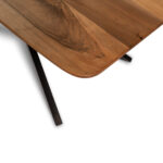 Esstisch Schweizerkante Design mit abgerundeten Kanten – Bild 5