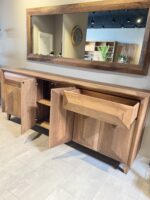 Sideboard Nussbaum Geo – Bild 3