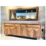 Sideboard Nussbaum Geo – Bild 6
