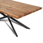 Esstisch aus Walnussholz – Design mit gerader Kante – Bild 2