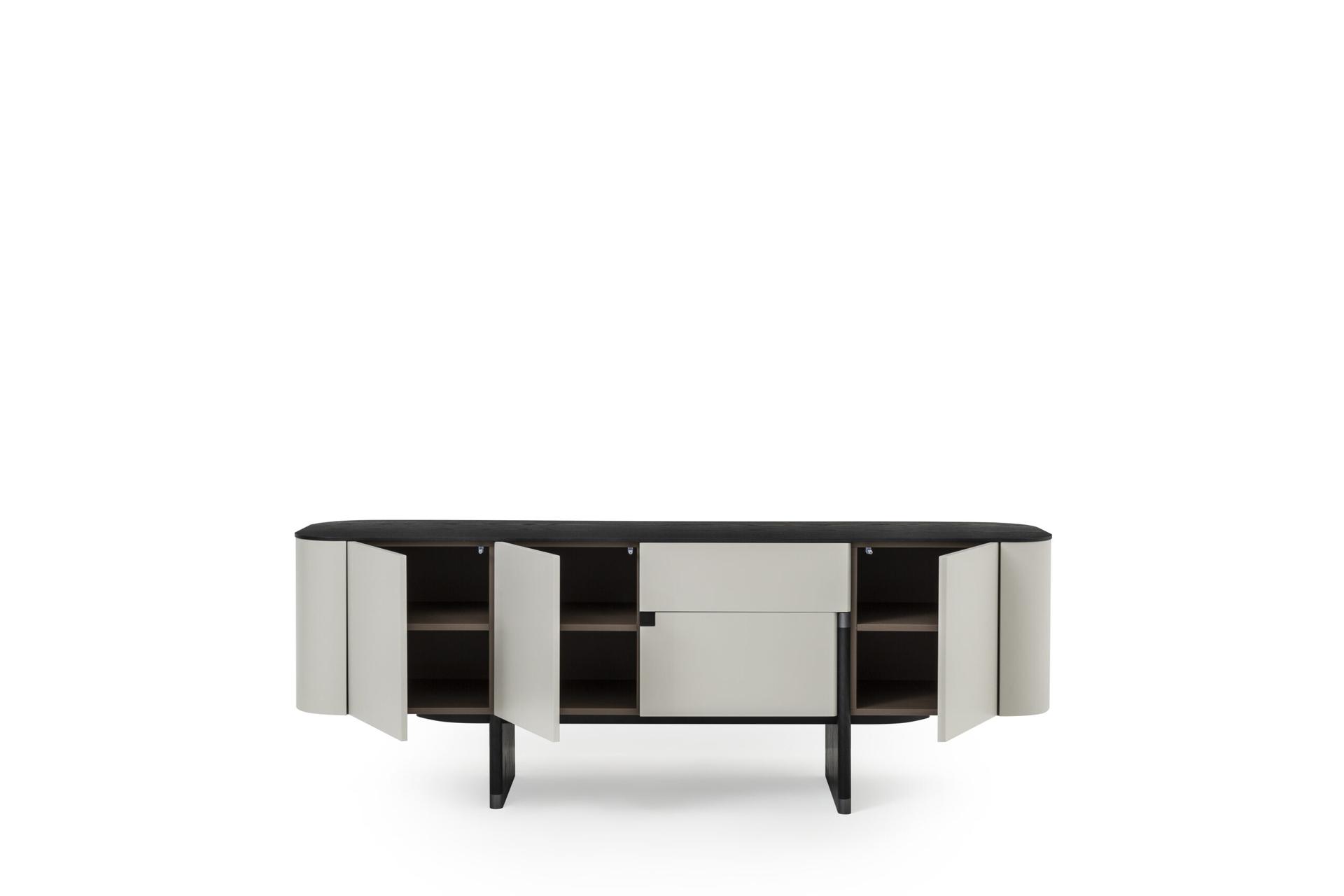 Anthracite Oak_Light Gray_Black (5) DELTA SIDEBOARD – Bild 1